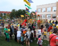 Łomża. Plac zabaw z budżetu obywatelskiego na Dzień Przedszkolaka