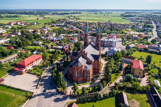 Panorama wsi Sokoły