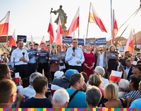 Premier Mateusz Morawiecki na Pikniku Rodzinnym w Tykocinie