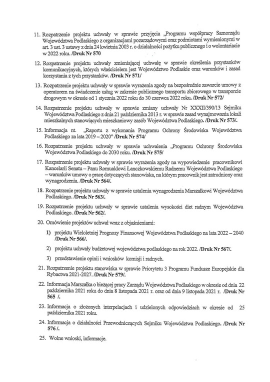 XXXVI sesja Sejmiku Województwa Podlaskiego zaproszenie_porządek obrad (2).jpg