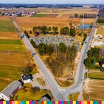 zdjęcie z drona na miejscowość Nowe Piekuty i okolice