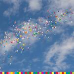 balony na niebie