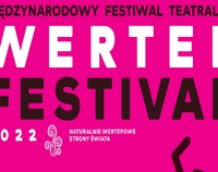 Grafika z różowym tłem i napisem: Wertep Festival