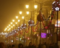 Białystok zdobią nowe dekoracje świąteczne