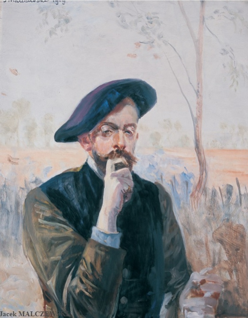 Ilustracja do artykułu J. Malczewski, Autoportret, ze zbiorów Muzeum Podlaskiego w Białymstoku.jpg