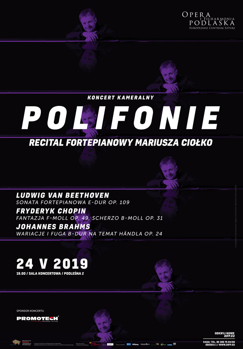Plakat  recital Polifonie - 25.05.2019