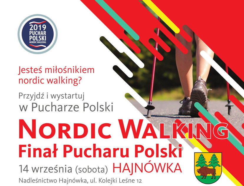 Ilustracja do artykułu fragment plakatu Puchar Nordic Walking Hajnówka 2019.jpg
