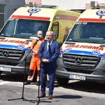 Ilustracja do artykułu przekazanie ambulansów łomżyńskiej WSPR fo. M. Gryguc(4).JPG
