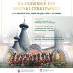 Plakat Hajnowskie Dni Muzyki Cerkiewnej