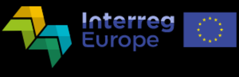 Logo programu Interreg Europe.