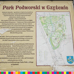 Tablica informacyjna: Park Podworski w Czyżewie