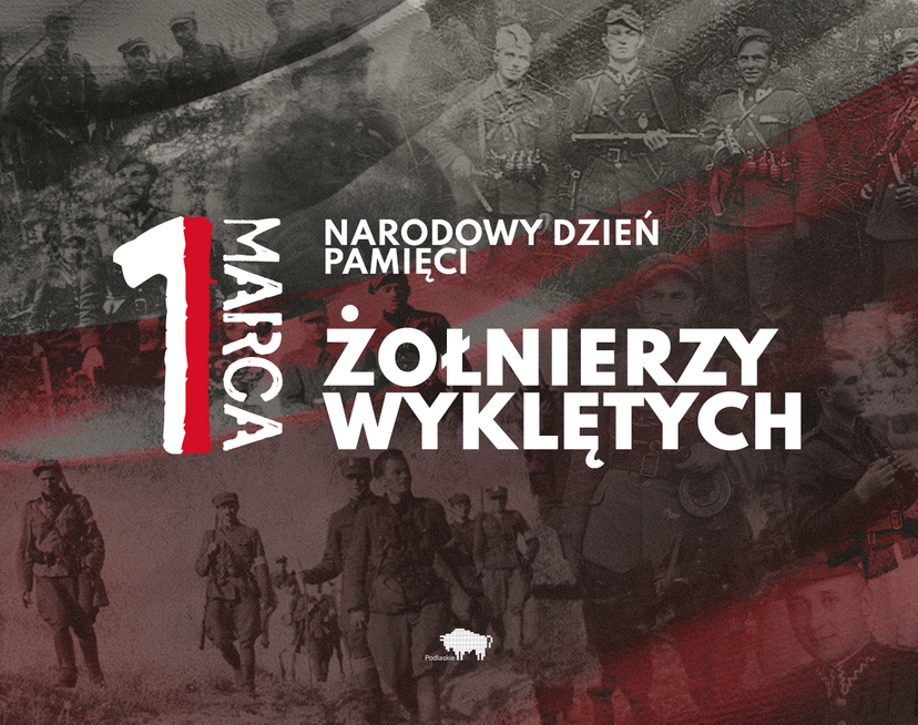 Grafika informująca o Narodowym Dniu Pamięci Żołnierzy Wyklętych