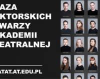Strona startowa do Bazy Aktorskich Twarzy Akademii Teatralnej.