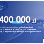 400 000 zł z budżetu województwa na przebudowę dróg w gminie Łomża