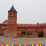 Zamek w Tykocinie zbudowany z czerwonej cegły