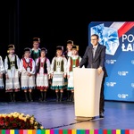 Premier Mateusz Morawiecki przemawia do uczestników spotkania 