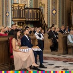 Uczestnicy Dożynek Wojewódzkich 2021 w kościele