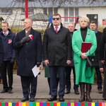 Samorządowcy podczas uroczystości w Sokółce.