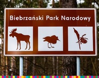 tablica Biebrzański Park Narodowy