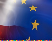 flaga polska i unijna