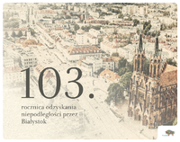 Zdjęcie miasta z Białegostoku z lotu ptaka