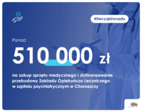 510 000 zł na zakup sprzętu medycznego i przebudowę Zakładu Opiekuńczo Leczniczego